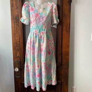 Vintage 80's floral dress